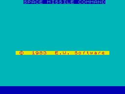 Space Missile Command (1984)(Profisoft)